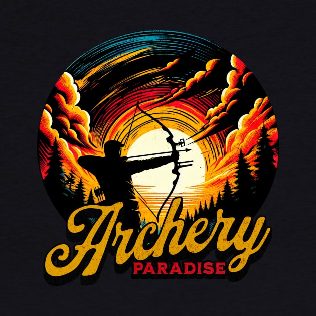 Archery Paradise Design by Miami Neon Designs